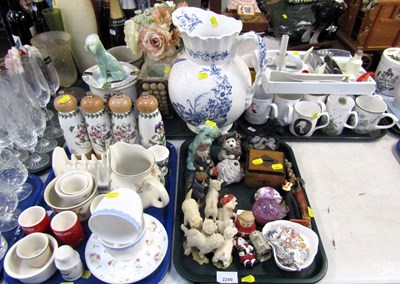 Lot 2249 - Ceramics, including Sylvac dog, various other...