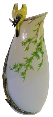 Lot 591 - A Graff porcelain vase, of outswept form, with...