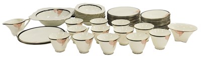Lot 600 - A Royal Doulton porcelain Tango pattern tea...