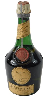 Lot 112 - A bottle of Dom Benedictine, with wax seal.