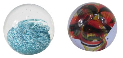Lot 154 - A Caithness Seaform glass paperweight, and...