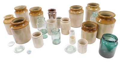 Lot 189 - A quantity of stoneware storage jars, various...