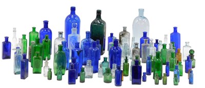 Lot 194 - A quantity of various medical bottles, some...