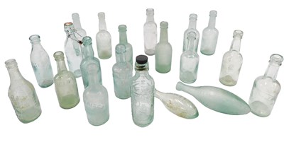 Lot 198 - A quantity of mineral bottles, various areas...