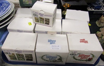 Lot 2221A - Boxed Lilliput Lane models. (10)
