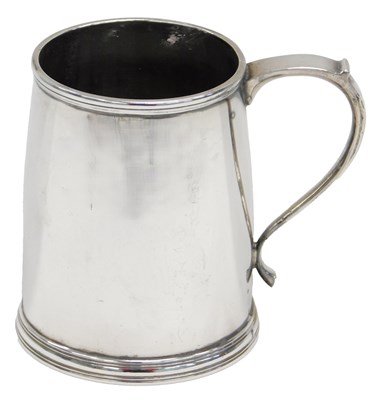 Lot 32 - A George VI cylindrical tapering christening...