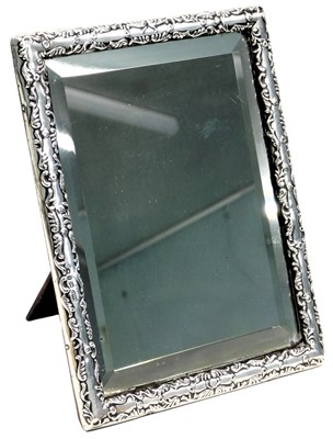 Lot 33 - A late Victorian silver mounted rectangular...