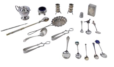 Lot 381 - A quantity of mainly silver plated items, to...