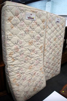 Lot 1510 - Two single beds, each with a Dunlopillo...