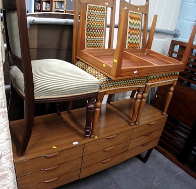 Lot 1511 - A group of furniture, comprising a 1970s...