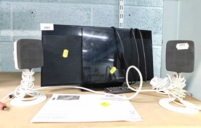 Lot 2001 - A Panasonic compact stereo system, model...