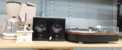 Lot 2004 - A Steepletone record player, together with a...