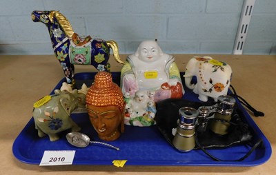 Lot 2010 - A group of Eastern wares, to include a Chinese...