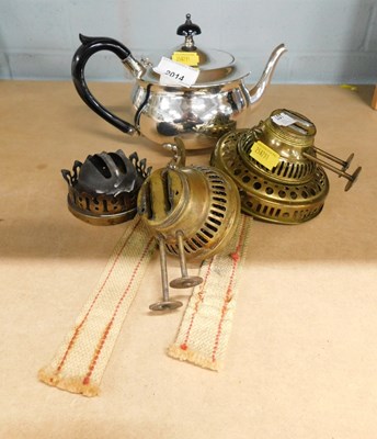 Lot 2014 - A Yeoman plate EPNS bachelor's teapot,...