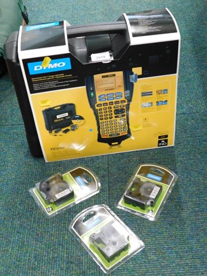 Lot 2019 - A Dymo Rhino 5200 advanced labelling tool,...