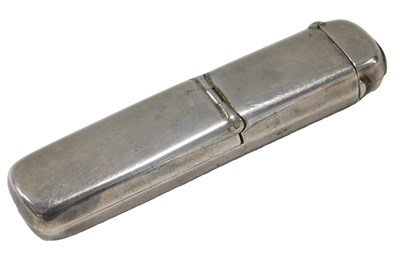 Lot 682 - A Victorian combined silver Vesta case and...