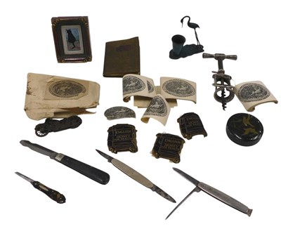 Lot 731 - Miscellaneous items, to include metal...