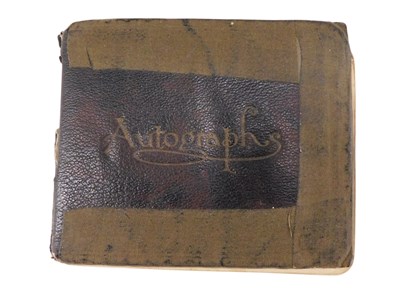 Lot 774 - An autograph album, with signatures to include...