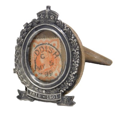 Lot 681 - A white metal royal commemorative...