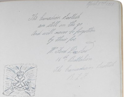 Lot 780 - A mid 20thC autograph album, containing...
