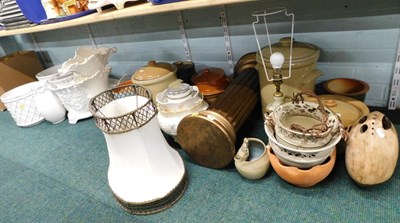 Lot 2029 - A group of white glaze pottery, to include...