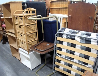 Lot 1531 - A group of furniture, to include a folding...