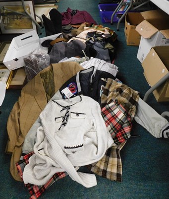 Lot 2075 - Various clothing, shoes, etc., to include a...