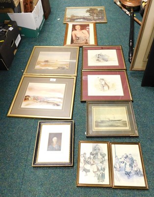 Lot 2082 - Various pictures, prints, etc., to include a...