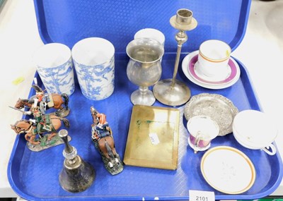 Lot 2101 - Three Del Prado figures, together with three...
