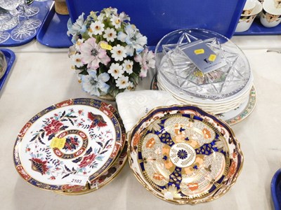 Lot 2103 - A Royal Crown Derby Imari pattern plate,...