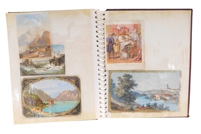 Lot 781 - An album containing various 19thC...