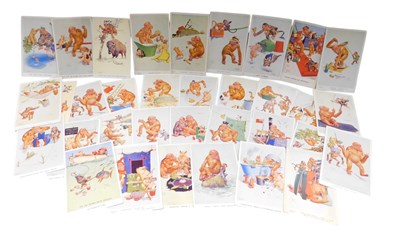 Lot 782 - Over forty Lawson Wood Gran'Pop postcards,...