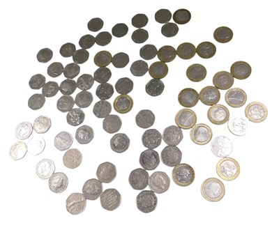 Lot 403a - A quantity of commemorative fifty pence pieces...