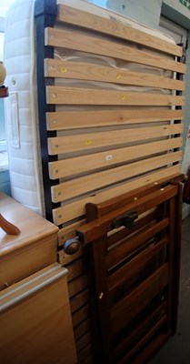 Lot 1556 - A single bed, with an early 20thC oak...