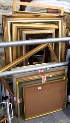 Lot 1567 - A large group of picture frames, most unglazed.
