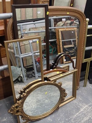 Lot 1578 - A large Edwardian style overmantel...
