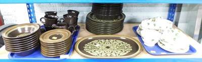 Lot 2124 - A Noritake Primastone pattern stoneware part...