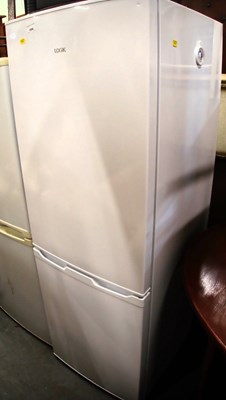 Lot 1594 - A Logik fridge freezer, 22189638, 143cm high,...