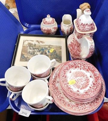 Lot 2142 - A Grindley Homeland pattern part coffee...