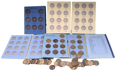 Lot 830 - A quantity of British mainly copper and bronze...