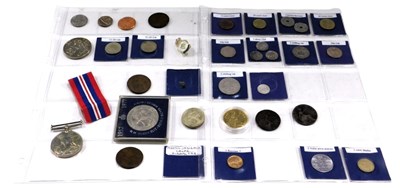 Lot 847 - A quantity of British and other coins, etc.