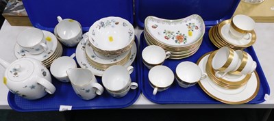 Lot 2206 - A Wedgwood Ascot pattern part tea service,...