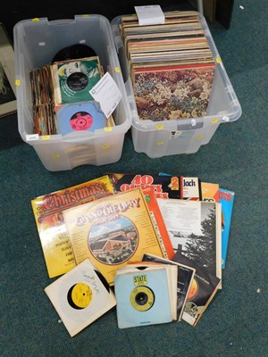 Lot 2209 - Various LP records and 45rpm singles, to...