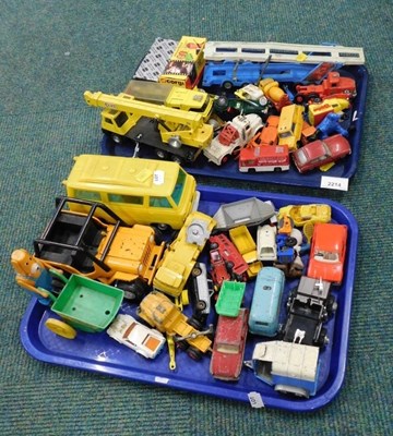 Lot 2214 - Diecast, playworn, to include a Dinky Coles...