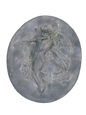 Lot 576 - A composition wall plaque, cast in the form of...