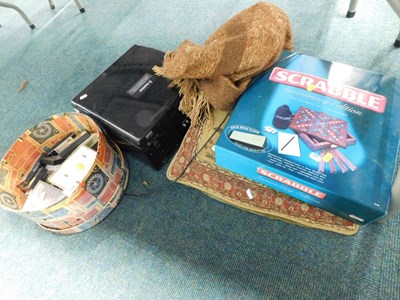 Lot 2248 - A Scrabble board game, together with record...
