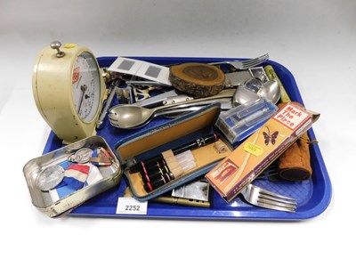 Lot 2252 - A group of flatware, together with a Nebro...