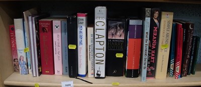 Lot 1609 - Various books, to include biographies of Eric...