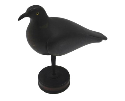 Lot 614 - A late 19th/early 20thC carved pigeon decoy,...