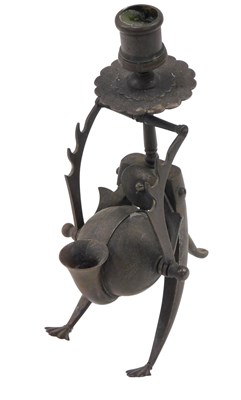 Lot 631 - A Middle Eastern engraved metal scribes...